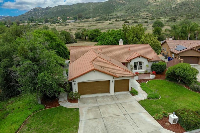 23425 Mountain Peak Rd, Ramona, CA 92065 - view of subject property with a mountainous background