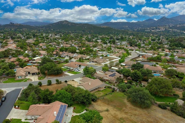 23425 Mountain Peak Rd, Ramona, CA 92065 - aerial view of property's location featuring mountains and nearby suburban area