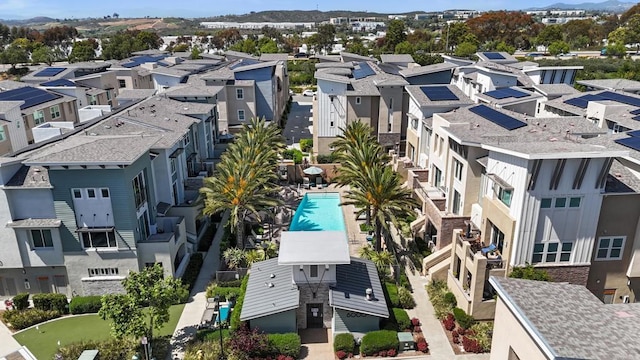6132 Colt Pl Unit 101, Carlsbad, CA 92009 - aerial perspective of suburban area with a mountain backdrop