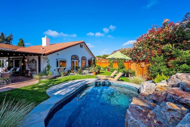 1850 Willowhaven Rd, Encinitas, CA 92024 - view of pool featuring a patio area