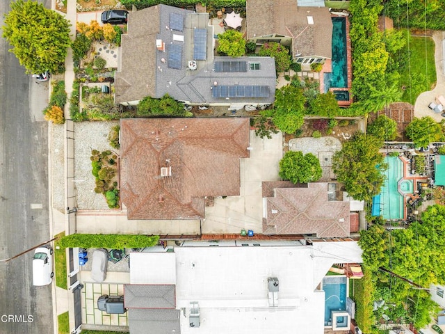 5131 Greenbush Ave, Sherman Oaks, CA 91423 - bird's eye view of a pool area