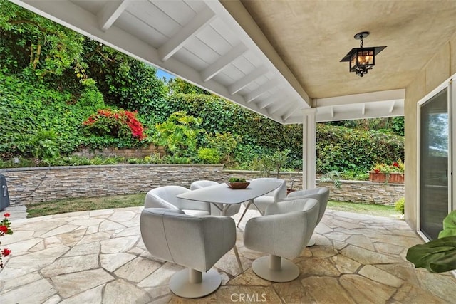 1981 San Remo, Laguna Beach, CA 92651 - view of patio featuring outdoor dining space