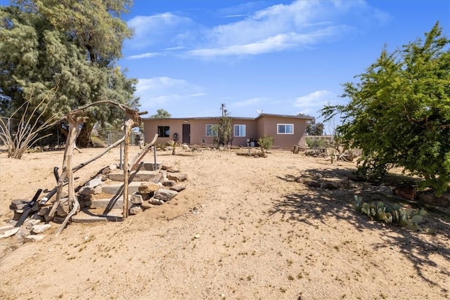 61961 Aster Pl, Joshua Tree, CA 92252 - view of rear view of house