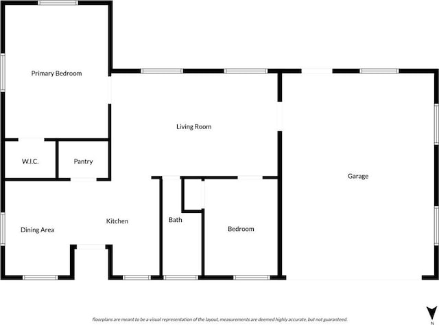 61961 Aster Pl, Joshua Tree, CA 92252 - floor plan / room layout