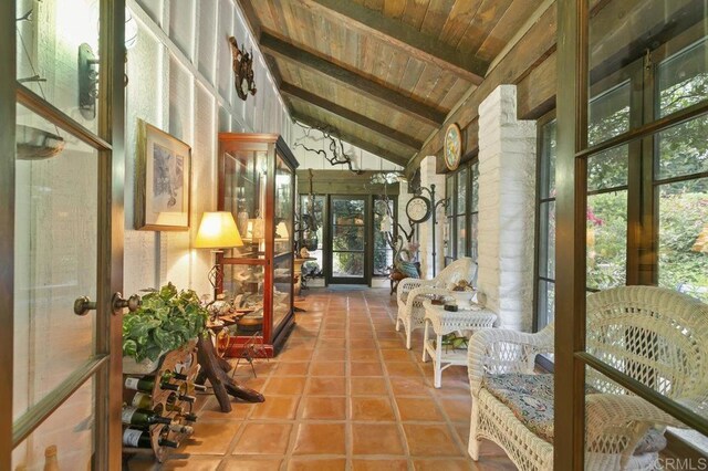 6036 Rainbow Heights Rd, Fallbrook, CA 92028 - sunroom featuring french doors