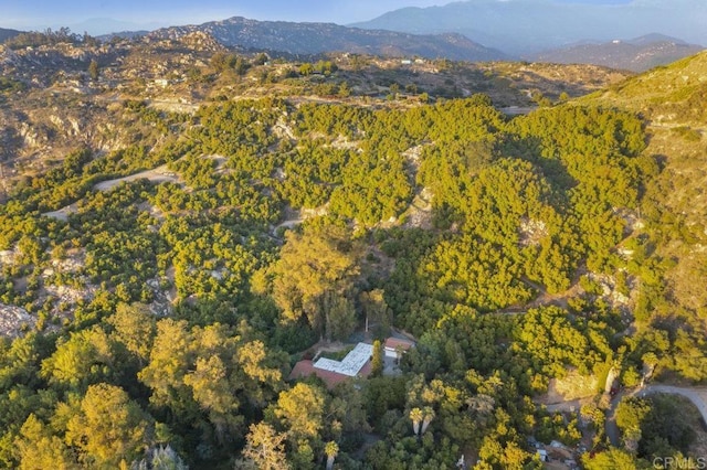 6036 Rainbow Heights Rd, Fallbrook, CA 92028 - view of property location featuring mountains and a heavily wooded area