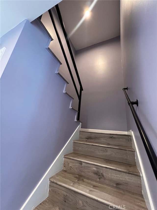 1007 Harrington Way, West Covina, CA 91792 - staircase with wood finished floors