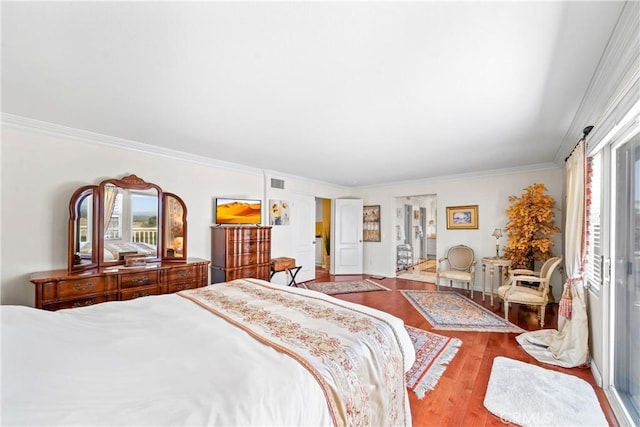 22541 Wakefield, Mission Viejo, CA 92692 - bedroom with wood finished floors and ornamental molding