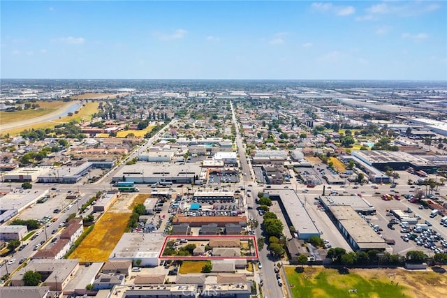 aerial overview of property's location featuring property boundaries highlighted
