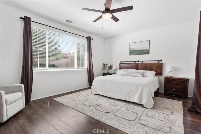 30156 Bristol Gate Ln, Menifee, CA 92584 - bedroom with wood finished floors, baseboards, and a ceiling fan
