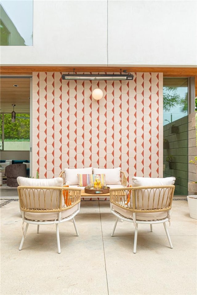 1357 Voorhees Ave, Manhattan Beach, CA 90266 - view of patio featuring an outdoor hangout area