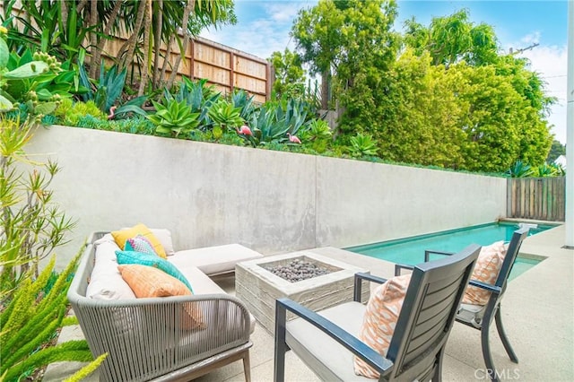 1357 Voorhees Ave, Manhattan Beach, CA 90266 - view of patio / terrace featuring a fire pit