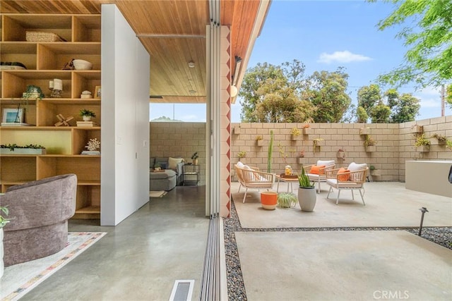 1357 Voorhees Ave, Manhattan Beach, CA 90266 - view of patio / terrace with outdoor lounge area