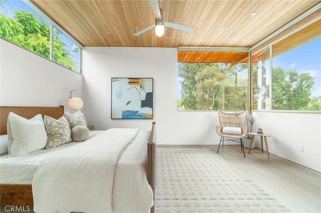 1357 Voorhees Ave, Manhattan Beach, CA 90266 - bedroom featuring wood ceiling and wood finished floors