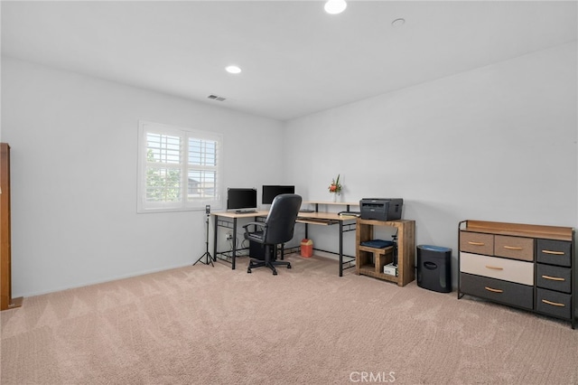 4736 Marrieta St, Jurupa Valley, CA 91752 - carpeted office space with recessed lighting and baseboards