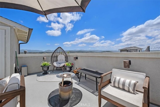 24 Vasto St, Rancho Mission Viejo, CA 92694 - view of patio / terrace with a mountain view