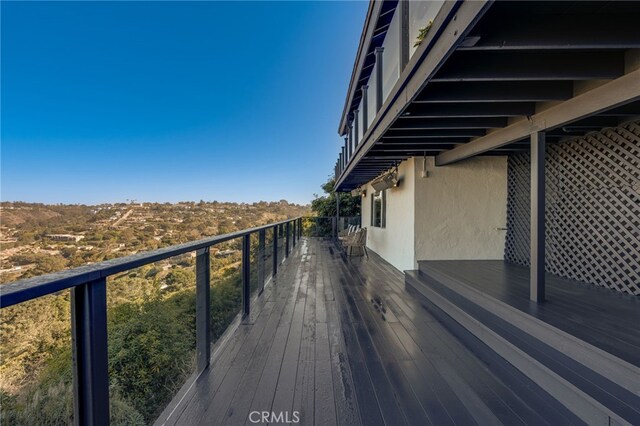7655 Caminito Avola Ln, Jolla, CA 92037 - view of wooden deck