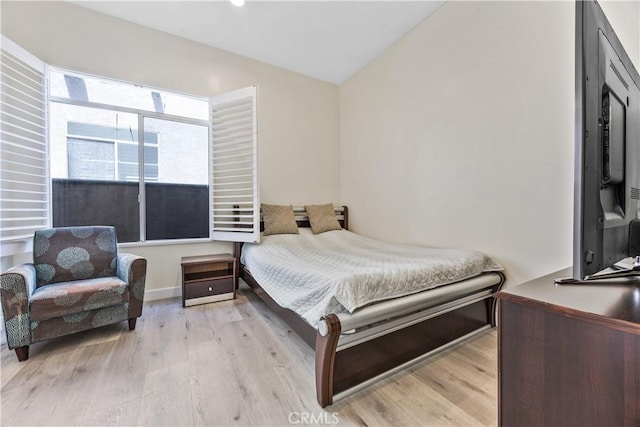 18680 Vantage Pointe Dr, Rowland Heights, CA 91748 - bedroom with light wood finished floors and lofted ceiling