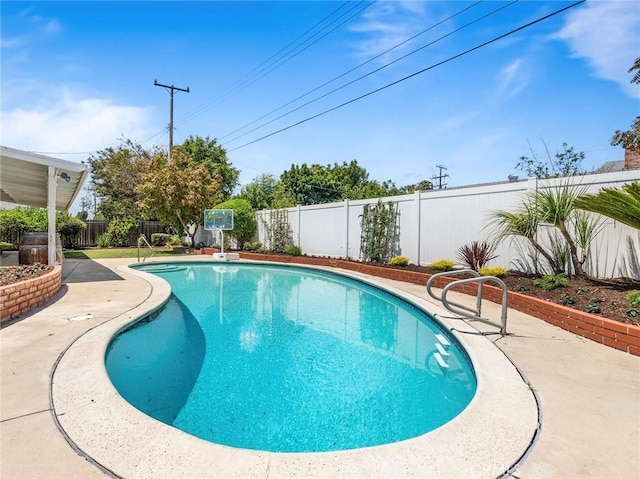 12921 Eveningside Dr, North Tustin, CA 92705 - view of swimming pool featuring a fenced backyard and a patio