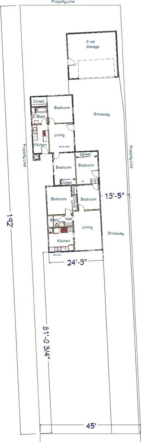 1009 E Peck St, Compton, CA 90221 - home floor plan