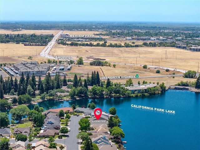 43 Edgewater Ct, Chico, CA 95928 - bird's eye view of a nearby body of water