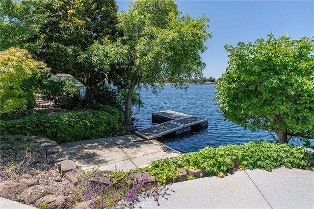 43 Edgewater Ct, Chico, CA 95928 - dock featuring a water view