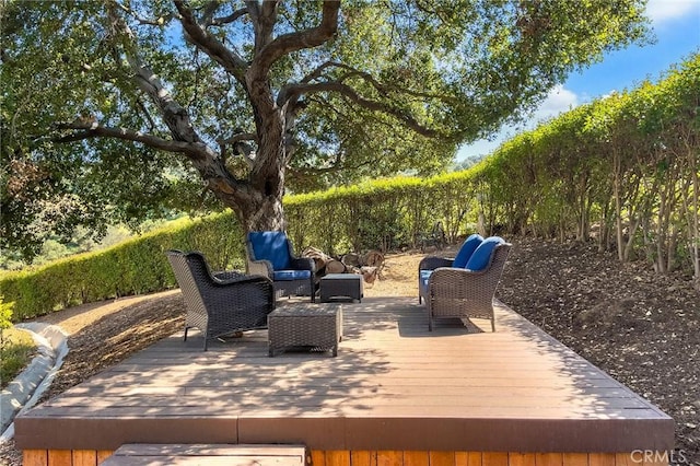 1036 Alpine Ct, Chino Hills, CA 91709 - wooden deck with an outdoor hangout area