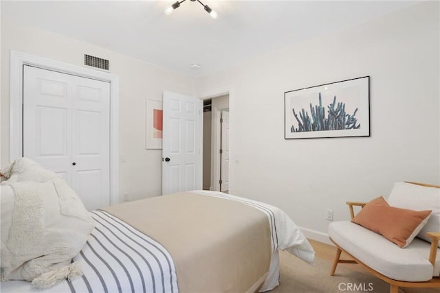 5839 Parkmor Rd, Calabasas, CA 91302 - bedroom with a closet, baseboards, and carpet floors