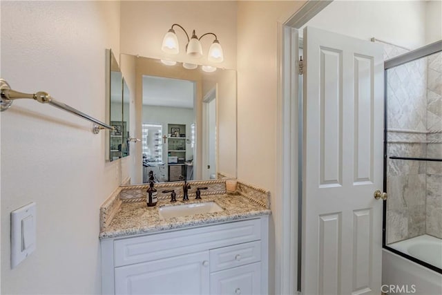 2101 S Sanders Ct, La Habra, CA 90631 - full bath with vanity and shower / bathtub combination
