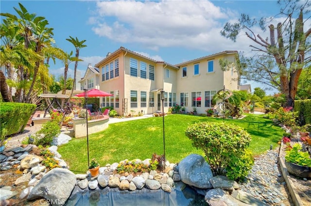 2101 S Sanders Ct, La Habra, CA 90631 - back of house with stucco siding