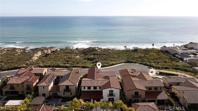 135 Via Artemesia, San Clemente, CA 92672 - aerial perspective of suburban area featuring extended coastline