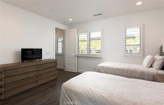 135 Via Artemesia, San Clemente, CA 92672 - bedroom with dark wood-style flooring and recessed lighting