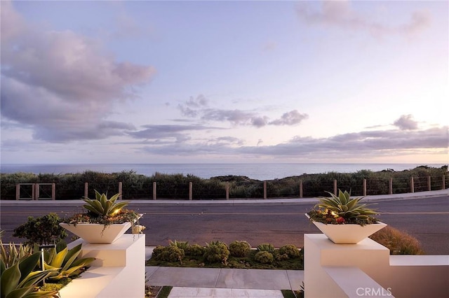 135 Via Artemesia, San Clemente, CA 92672 - view of patio featuring a water view and fence