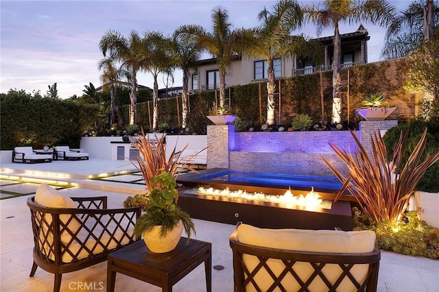 135 Via Artemesia, San Clemente, CA 92672 - view of patio featuring an outdoor living space with a fire pit