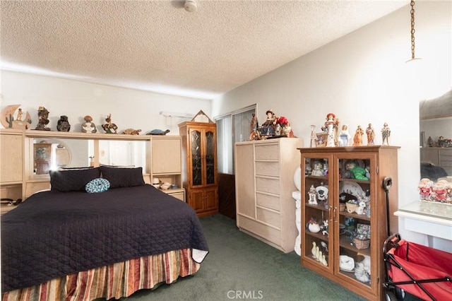 26218 Mccall Blvd, Menifee, CA 92586 - carpeted bedroom featuring a textured ceiling