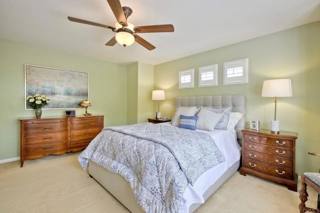 11590 Trailbrook Ln, San Diego, CA 92128 - bedroom featuring carpet flooring and a ceiling fan