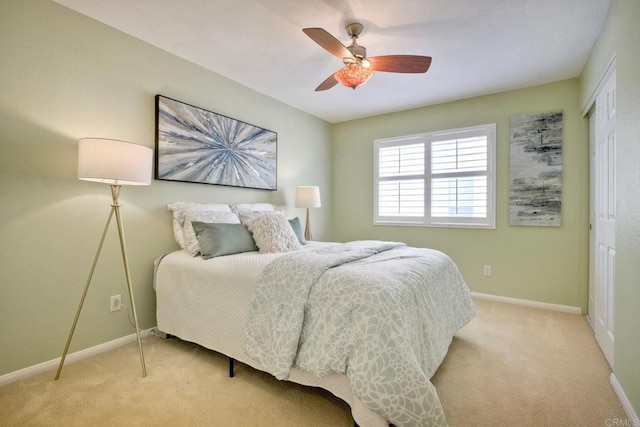 11590 Trailbrook Ln, San Diego, CA 92128 - bedroom with carpet flooring, baseboards, and a closet