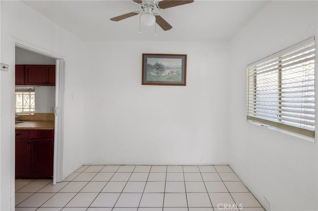 1550 E Sandison St, Wilmington, CA 90744 - spare room with ceiling fan