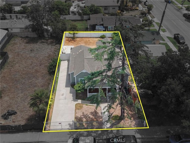 324 N Palomares St, Pomona, CA 91767 - aerial view of property's location with property boundaries highlighted