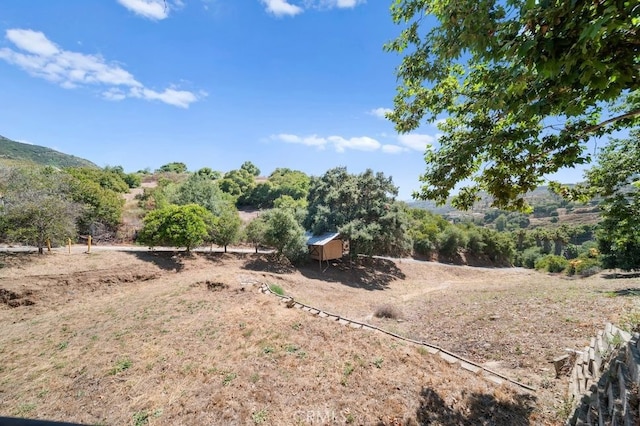 879 Stewart Canyon Rd, Fallbrook, CA 92028 - view of yard with an outdoor structure and a rural view