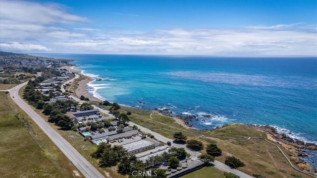6570 Moonstone Beach Dr, Cambria, CA 93428 - drone / aerial view of a large body of water