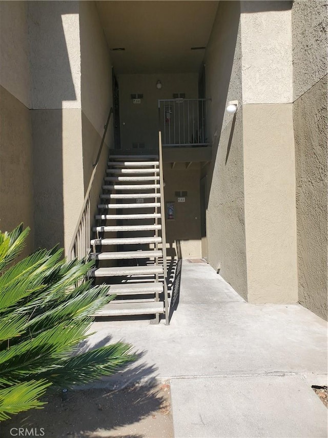 view of staircase