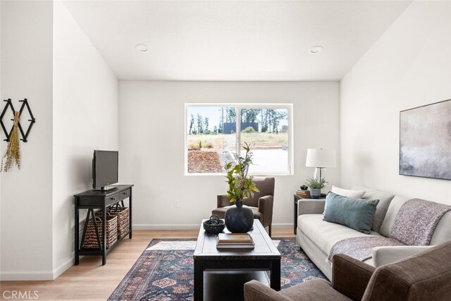 6333 Graham Rd, Paradise, CA 95969 - living area with light wood finished floors, baseboards, and recessed lighting