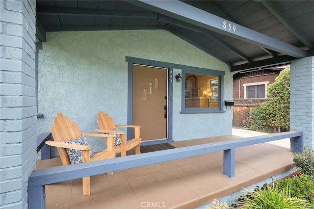 859 N Chester Ave, Pasadena, CA 91104 - view of exterior entry featuring stucco siding and covered porch