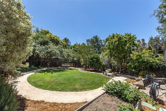1443 Iris St, San Luis Obispo, CA 93401 - view of yard with a patio
