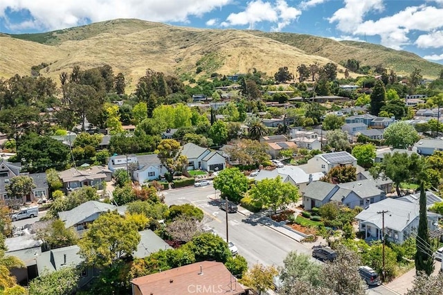 1443 Iris St, San Luis Obispo, CA 93401 - aerial perspective of suburban area featuring a mountain backdrop