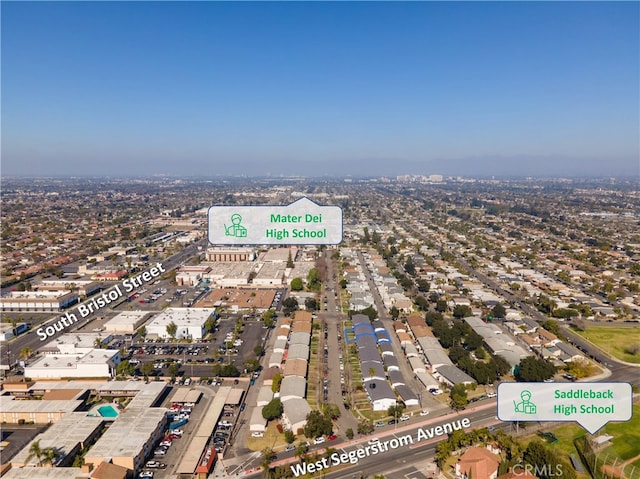 2709 S Baker St, Santa Ana, CA 92707 - aerial view of property and surrounding area
