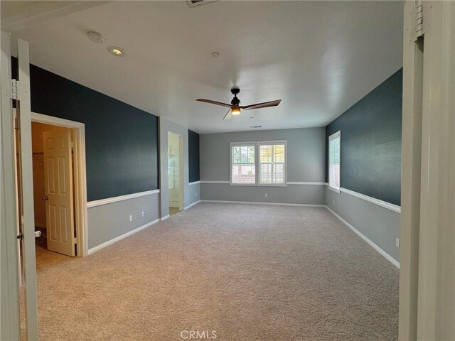 3397 Sequoia Ct, Perris, CA 92570 - unfurnished room with carpet flooring, ceiling fan, and baseboards