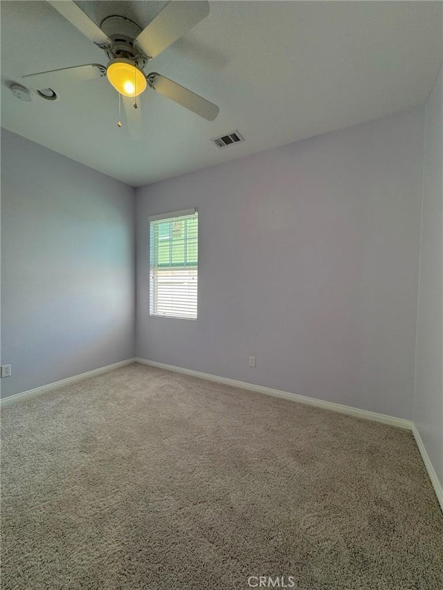 3397 Sequoia Ct, Perris, CA 92570 - spare room with carpet floors, baseboards, and a ceiling fan