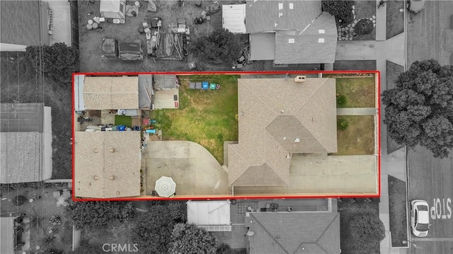 6038 Coke Ave, Long Beach, CA 90805 - aerial view of property's location featuring property boundaries highlighted